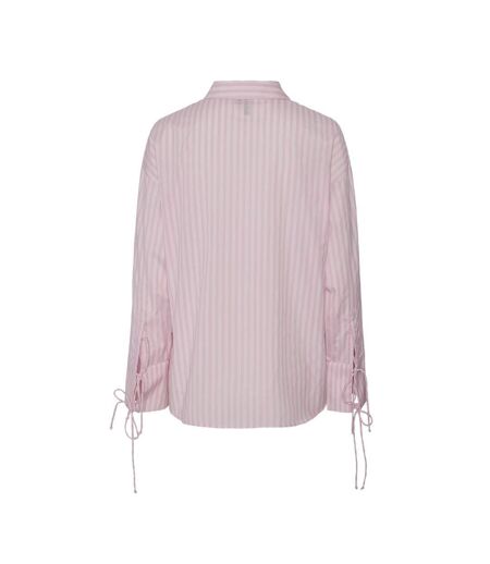 Chemise rose à rayures femme pieces sage