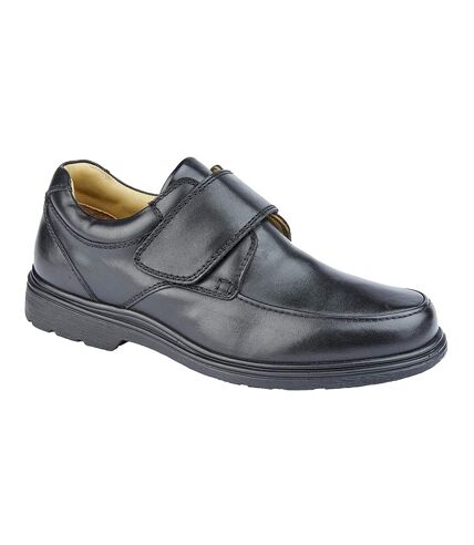 Roamers Mens Leather Shoes (Black) - UTDF2006