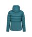 Womens/ladies turbine padded soft shell jacket teal Mountain Warehouse