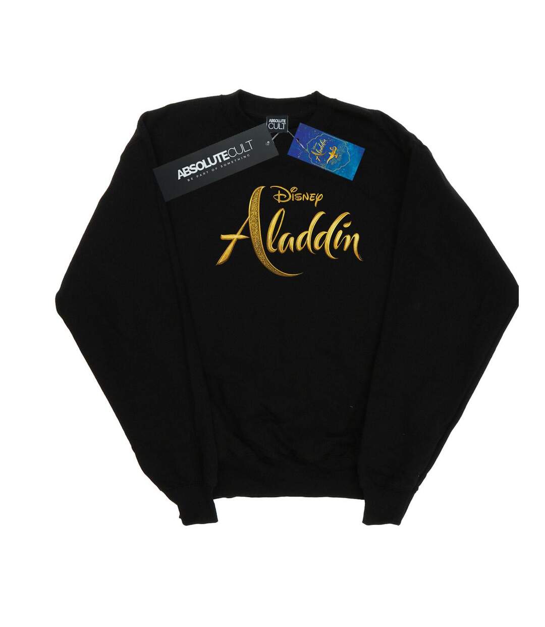 Disney - Sweat ALADDIN MOVIE LOGO - Femme (Noir) - UTBI5526-1