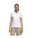 Polo Motif/style À Carreaux Femme Blanc Adidas-3