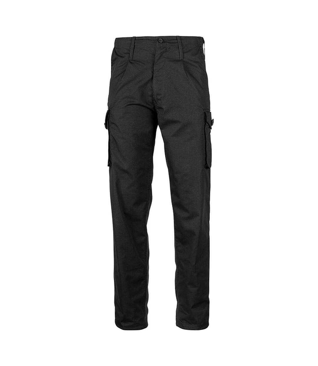 Pantalon Motif/style Police Mod Homme Noir Mil-Com-1