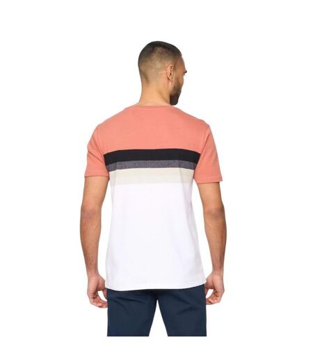 Mens Kemble T-shirt Pink Black Bewley & Ritch