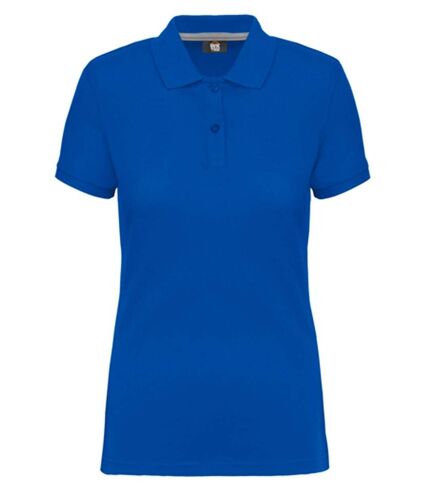 Polo manches courtes - Femme - WK275 - bleu roi