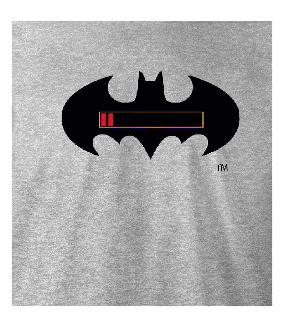 T-shirt Motif/style Battery Dead Homme Gris Batman-3