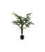 Plante Artificielle en Pot Palmier 120cm Noir-1