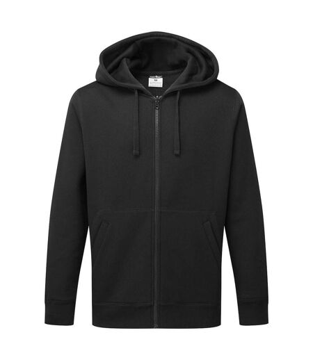 Unisex adult full zip hoodie black Portwest