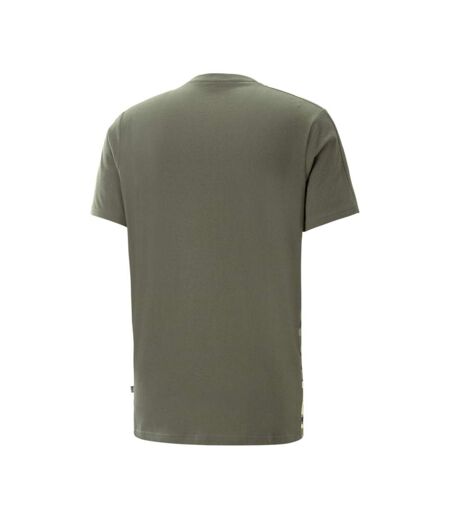 T-shirt Kaki Homme Puma Ess Block - XS