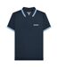 Mens Ss25 Triple Tipped Polo Shirt Navy Lambretta-1