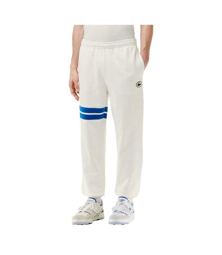 Mens Regular Jogging Bottoms Cream Lacoste