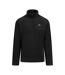 Haut Polaire Uni À Col Montant Zippé Huntar Homme Noir Trespass-1