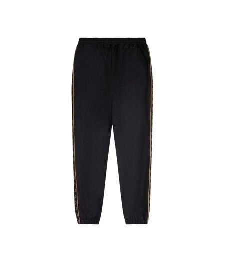 Mens Taped Jogging Bottoms Black Fred Perry