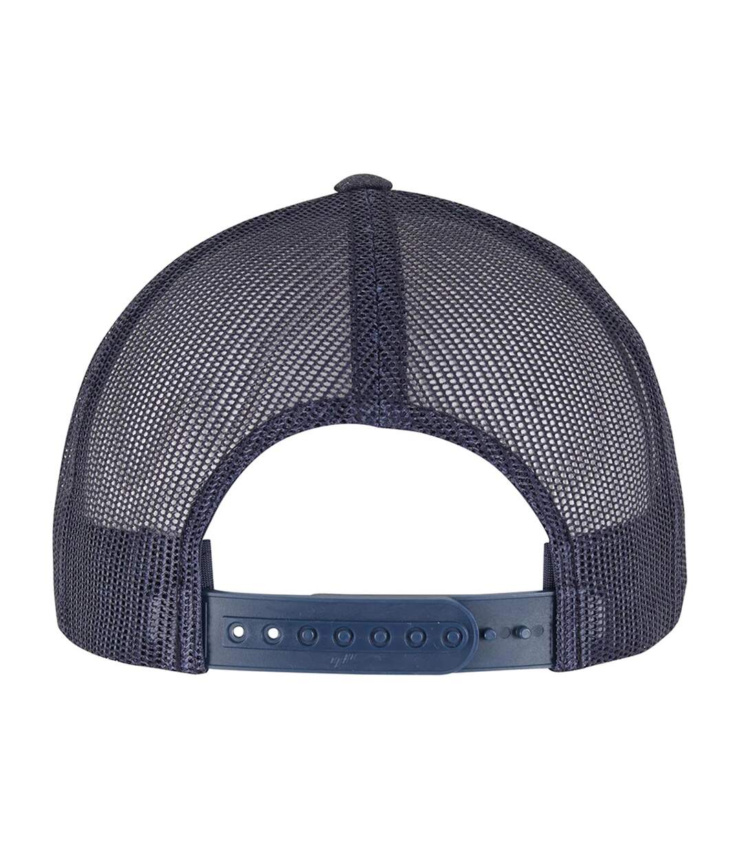 Casquette De Routier Retro Adulte Bleu Marine Chiné Flexfit-2