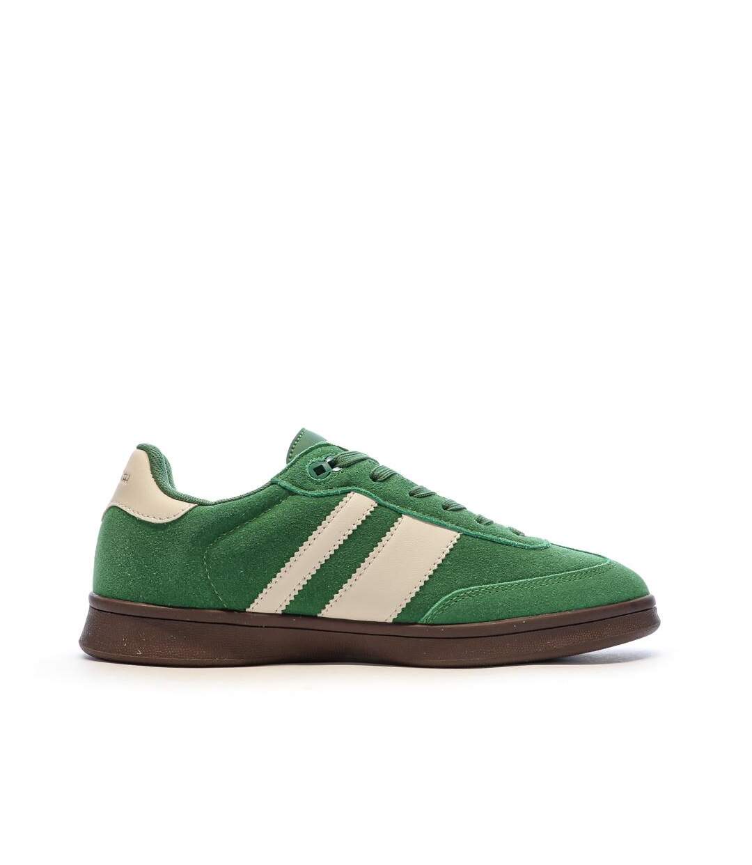 Baskets vert homme teddy smith white suede-2