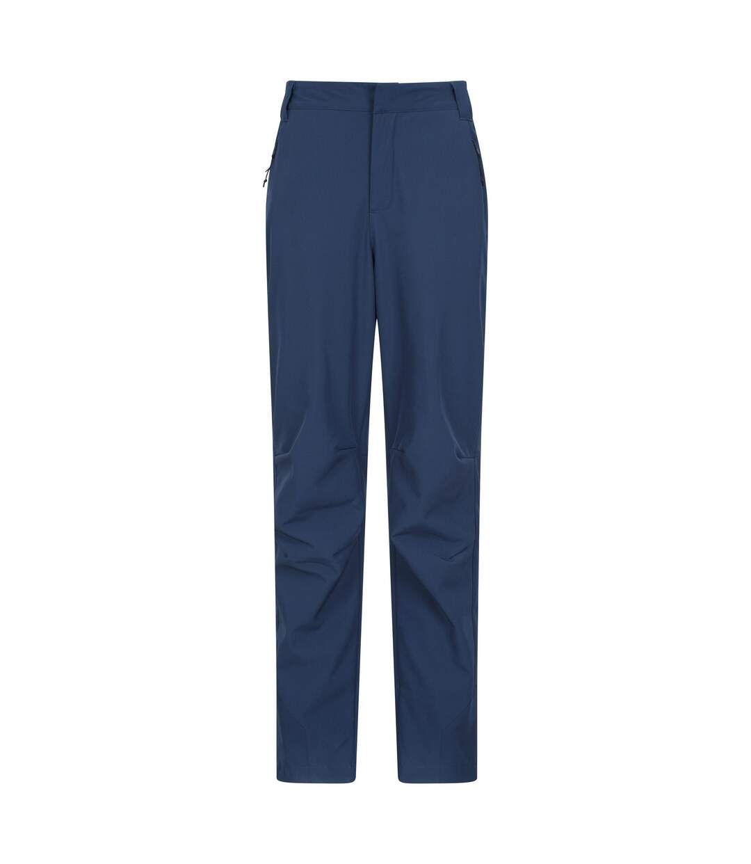 Womens/ladies eiger fleece lined stretch trousers navy Mountain Warehouse-1