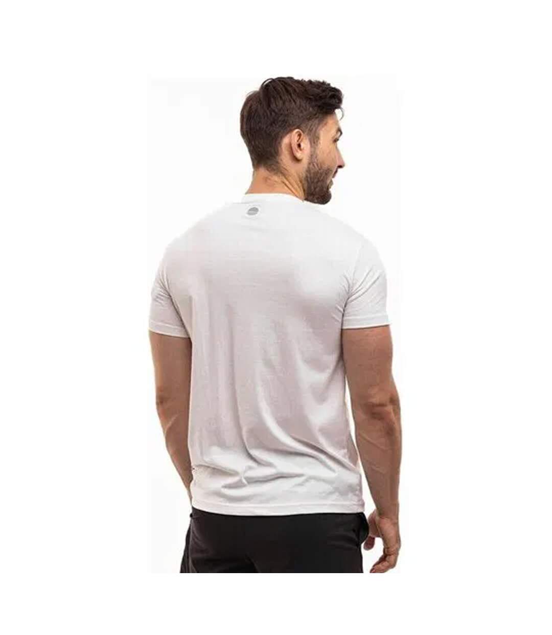 T-shirt Motif/style Logo Répété Homme Blanc Ozoshi-3