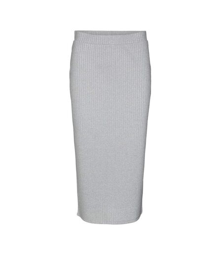 Jupe gris clair femme vero moda cora calf