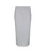 Jupe gris clair femme vero moda cora calf-1