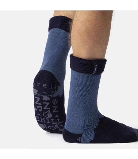 2 Pairs Mens Thermal Bed Socks | Soft Warm Cosy Winter Lounge Socks
