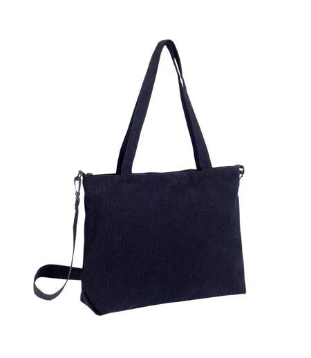 Corduroy Everyday Tote Bag One Size Black Firetrap