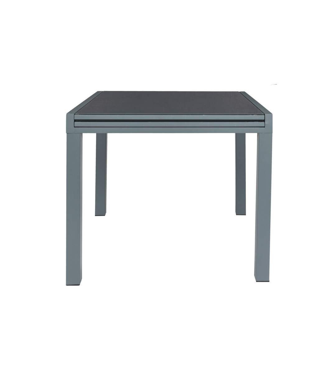 Table de Jardin Extensible Haria 80-160cm Gris-4