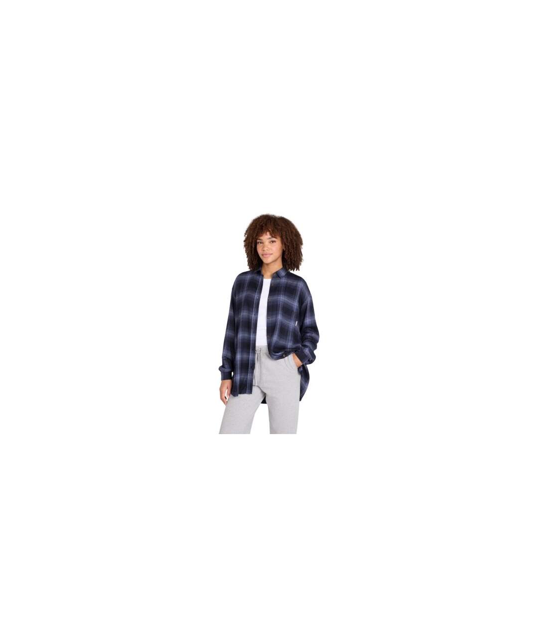 Chemisier Maisie Femme Bleu Marine Animal-1