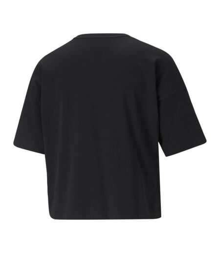 T-shirt Noir Femme Puma Essential Cropped