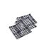 Lot de 3 Serviettes de Table Traditio 45x45cm Noir-1
