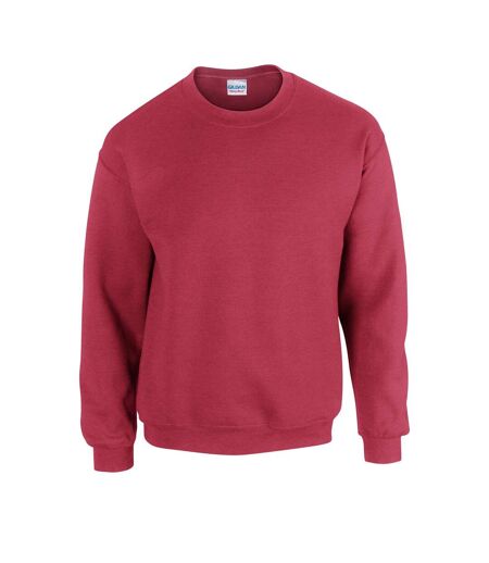 Gildan Mens Heavy Blend Sweatshirt (Antique Cherry Red)