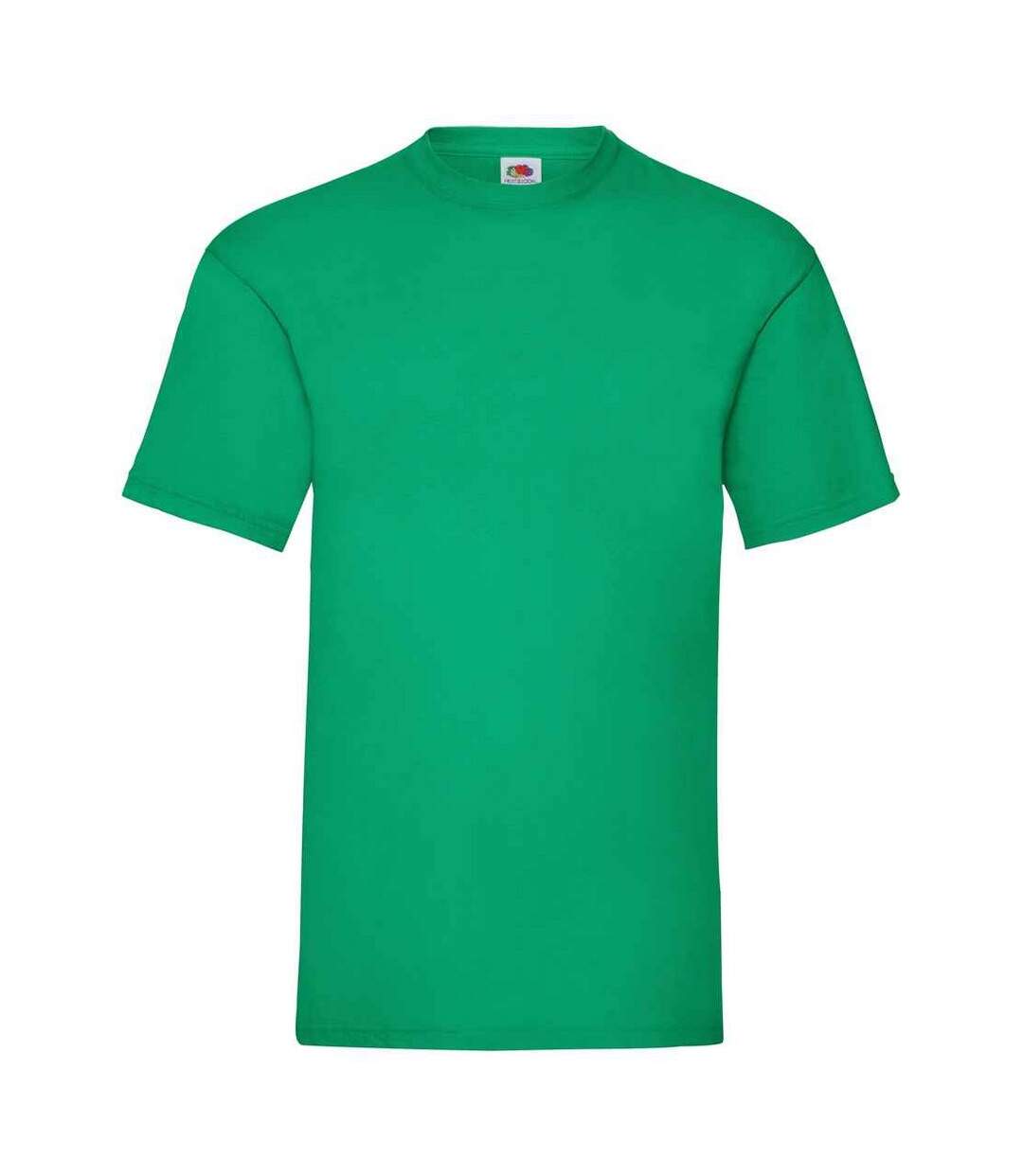T-shirt Valueweight Homme Vert Fruit Of The Loom-1