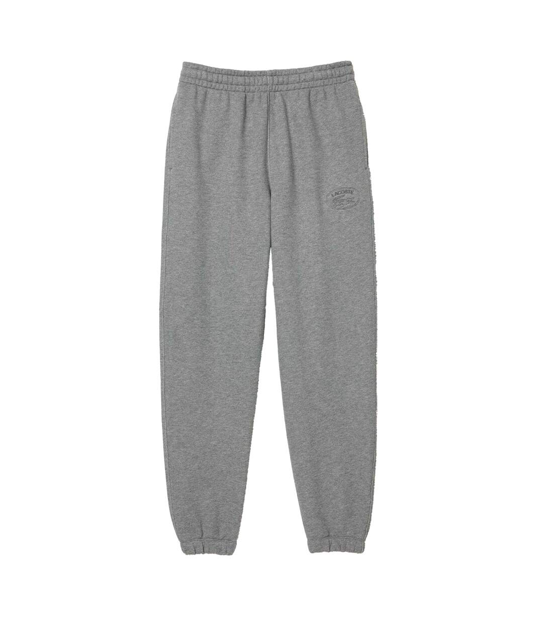 Pantalon De Jogging Motif/style Logo Brodé Femme Gris Lacoste-2