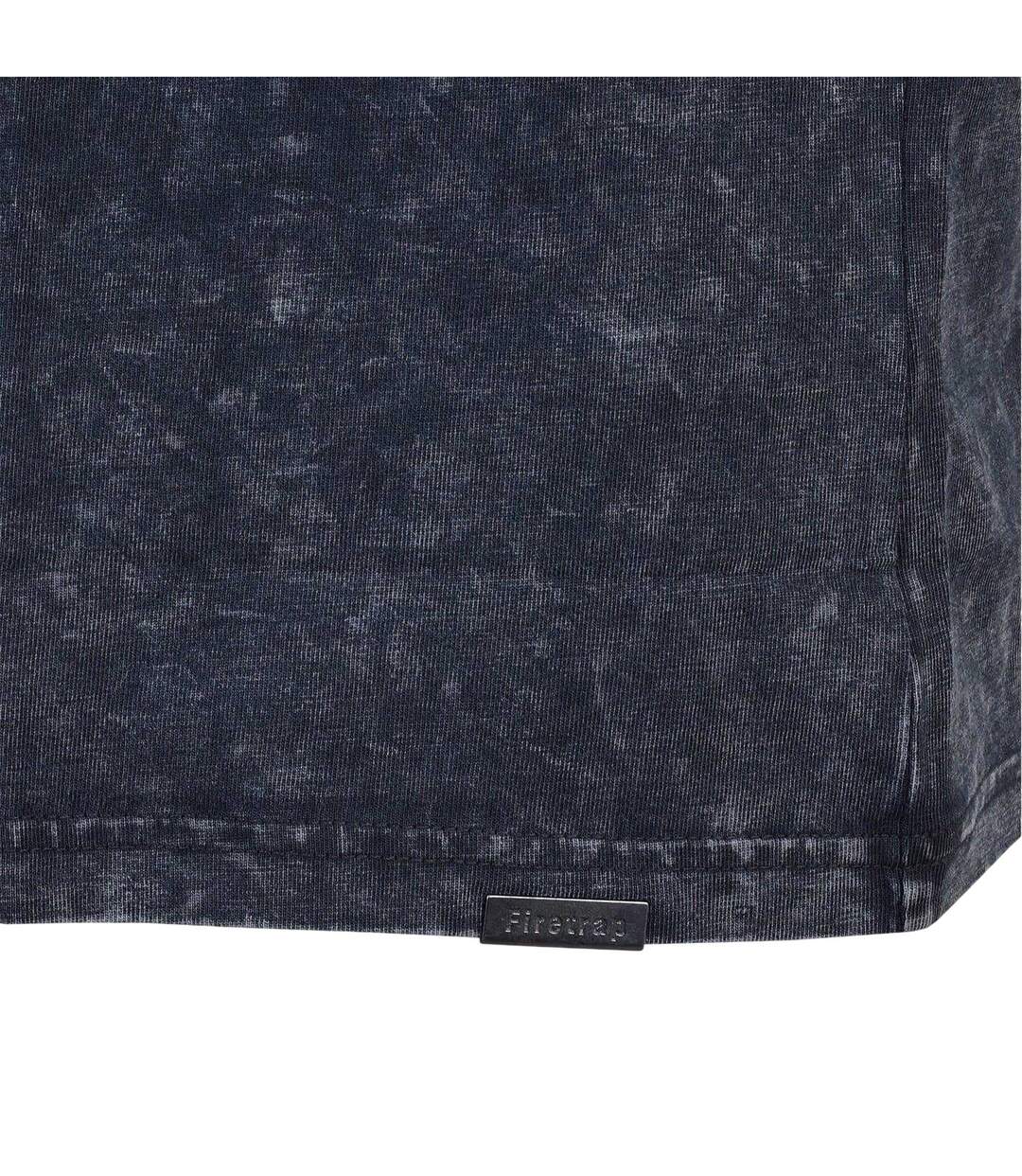 T-shirt Motif/style Cupidon Homme Noir Délavé Firetrap-3