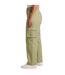 Womens/ladies High Rise Cargo Trousers Olive Missy Empire-4