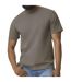 Mens Midweight Soft Touch T-shirt Brown Savana Gildan-1