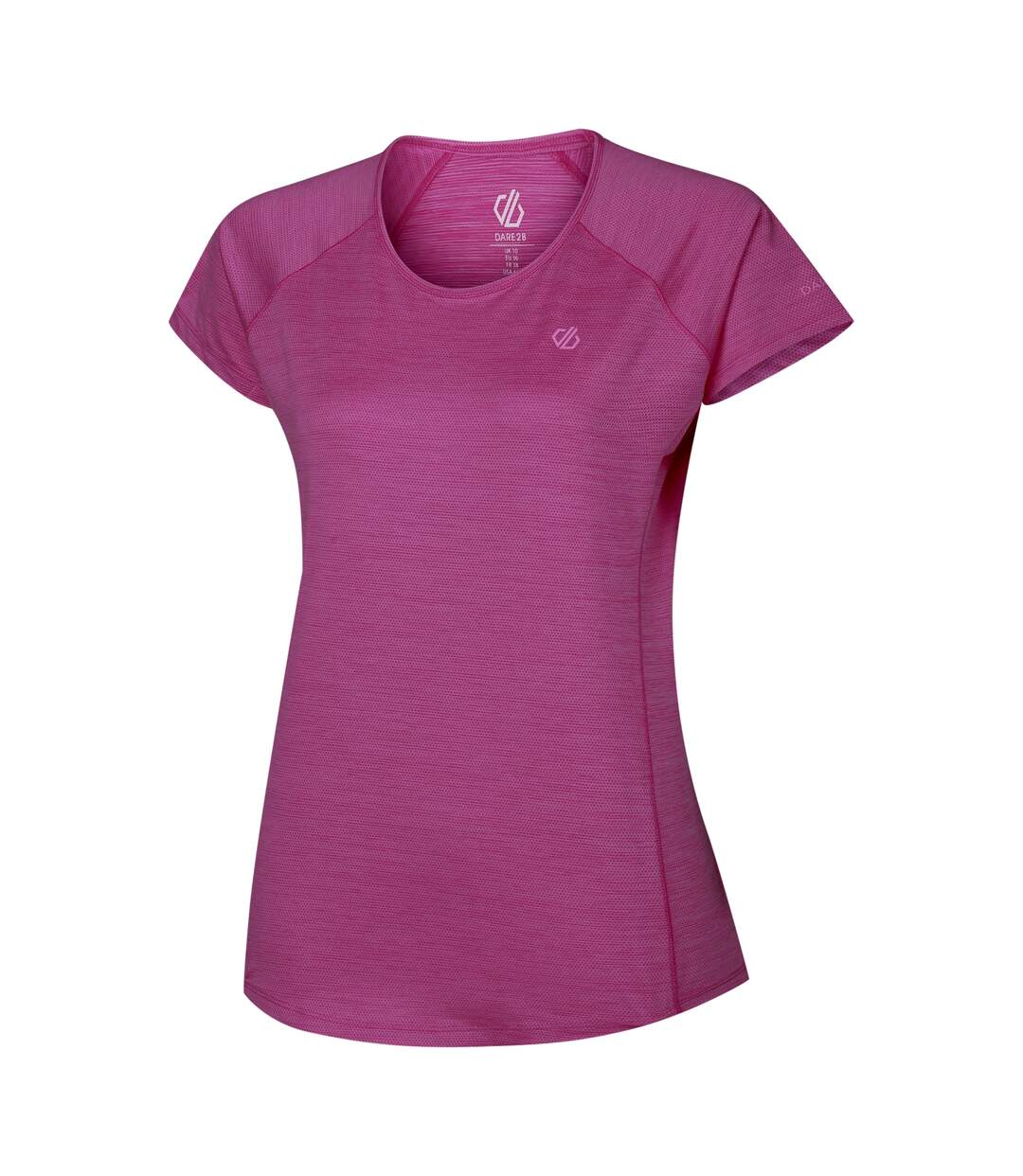 T-shirt De Sport Manches Courtes Corral Femme Rose Vif Dare 2B-4