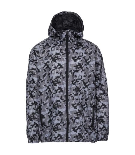 Trespass Qikpac Printed Packaway Waterproof Jacket (Grey Camo) - UTTP4324