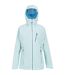 Womens/ladies Birchdale Shell Waterproof Jacket Bleached Aqua Regatta-1