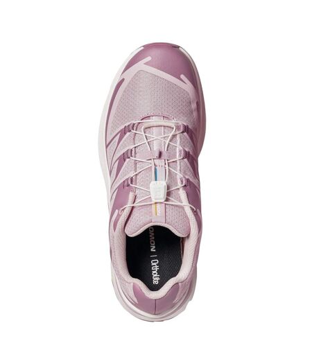Womens/ladies Evr Low Cut Trainers Dawn Pink Salomon