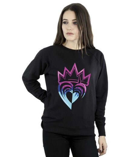 Disney - Sweat DESCENDANTS PINK CROWN - Femme (Noir) - UTBI15550