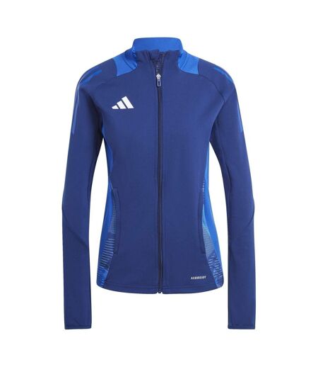 Veste Manches Raglan Sport Motif/style Logo Femme Bleu Marine Foncé Adidas