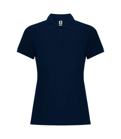 Polo pegaso premium femme bleu marine Roly