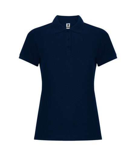 Polo pegaso premium femme bleu marine Roly