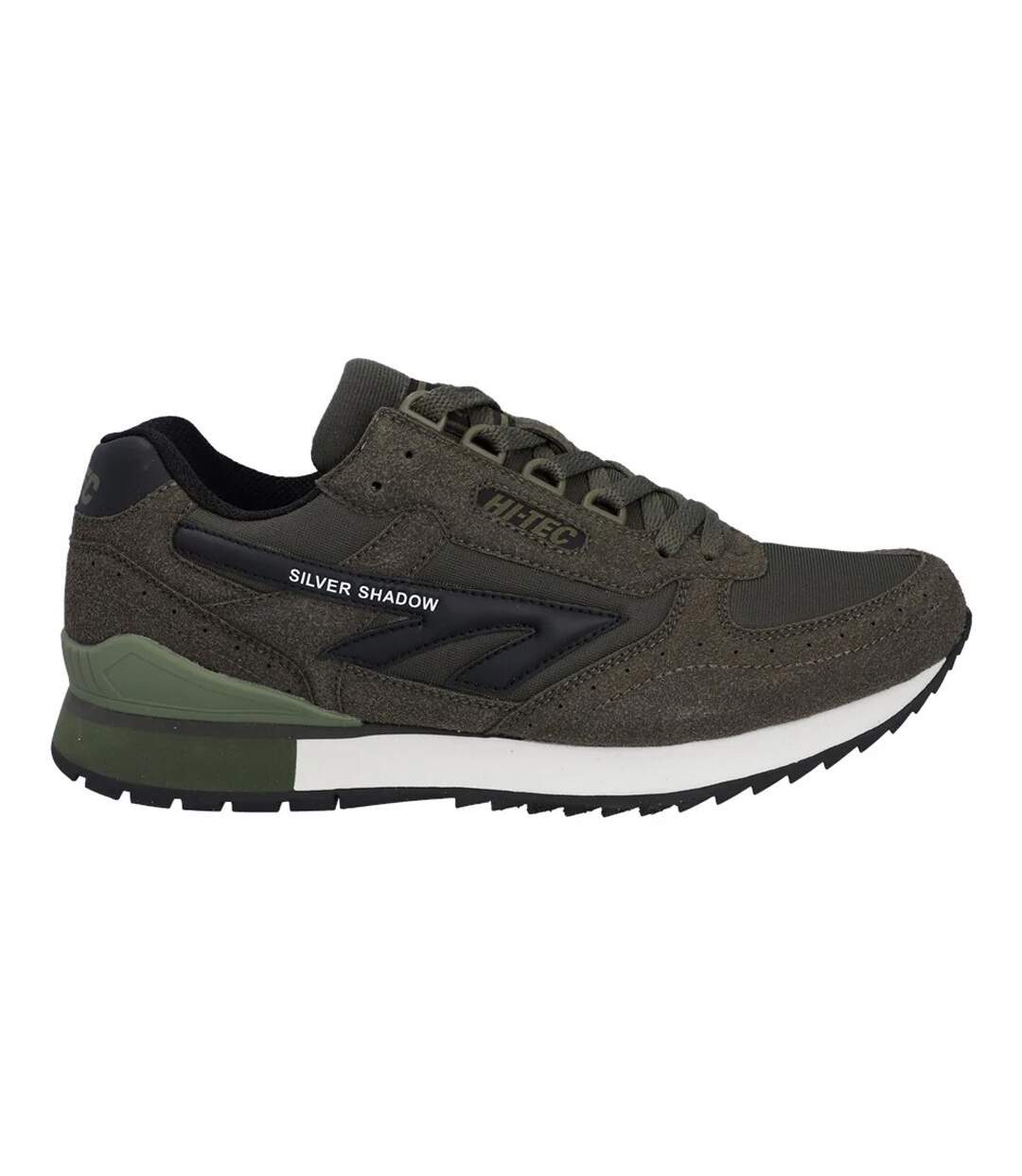 Baskets Silver Shadow Homme Olive Foncé Hi-Tec-4