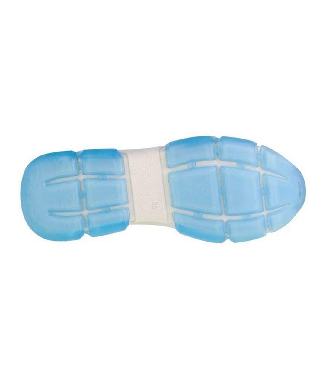 Baskets Femme Blanc Bleu 4F-4