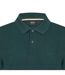 Mens Pallas Embroidered Logo Cotton Polo Shirt Dark Green Boss-3