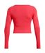 Haut Entraînement Femme Rouge Under Armour-3