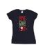 Disney T-shirt en coton Femmes/Dames The Aristocats Marie Love Peace Joy (Bleu marine) - UTBI8377-1