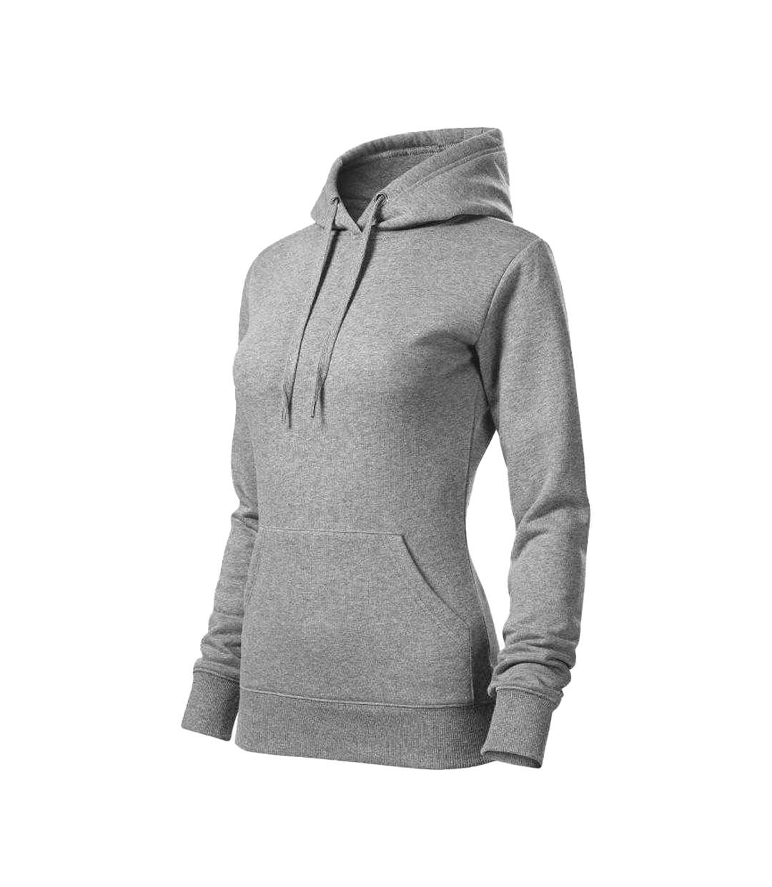Sweat À Capuche Cape Free Femme Graphite Malfini-3