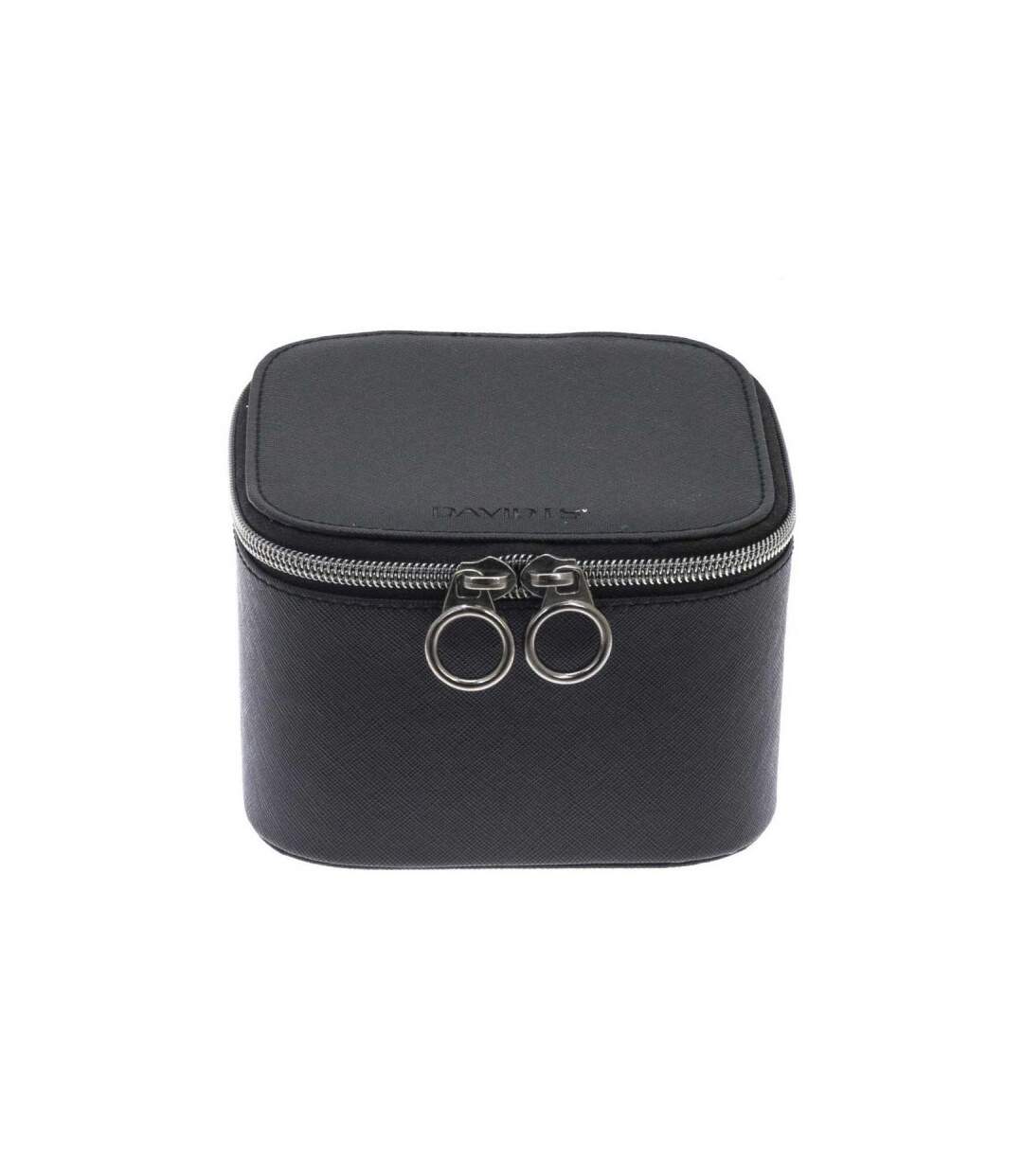 Davidts - Coffret à bijoux carré Zip'n go - noir - 7614-3