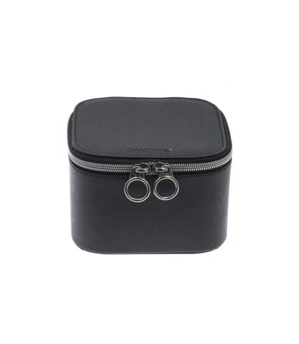 Davidts - Coffret à bijoux carré Zip'n go - noir - 7614